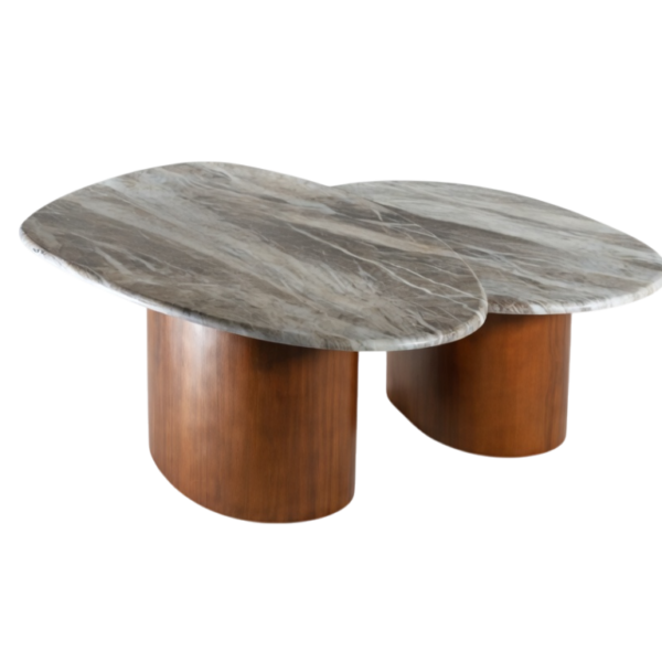 ELEN coffee table solid wood oak finish – BM Meubelen Belgium