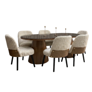 `Dining Table Belgium Imperial 6 — grand dining table for 6 people